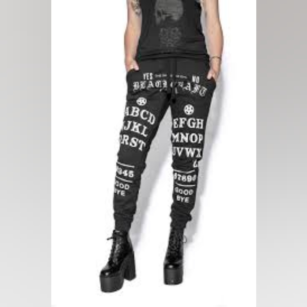 Blackcraft cult Ouija joggers unisex size L